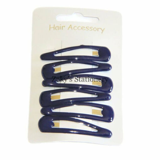 Picture of HAIR CLIPS NAVY BLUE 6PK